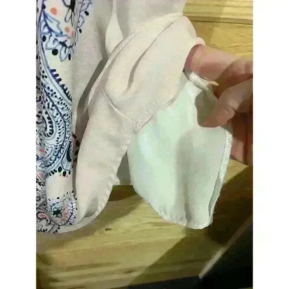 fab'rik Geometric Print Shift Dress with Tie-Neck, size M - Picture 8 of 8